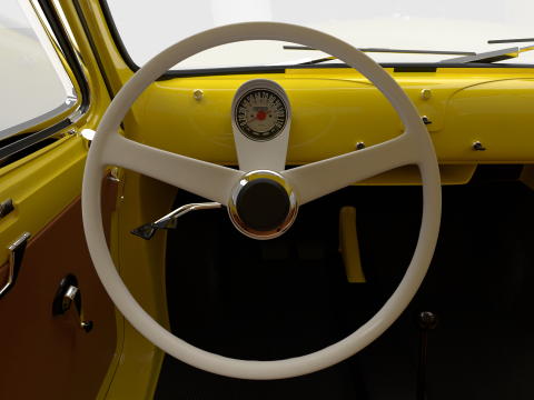 Fiat 500 1959 3D Model