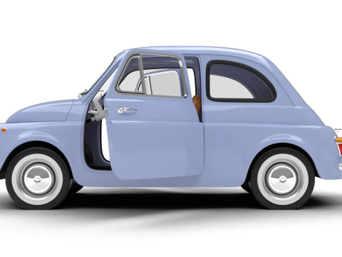 Fiat 500 1959 HQ 3D Model