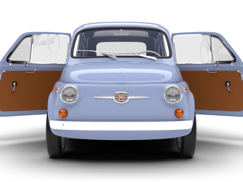 Fiat 500 1959 HQ 3D 模型