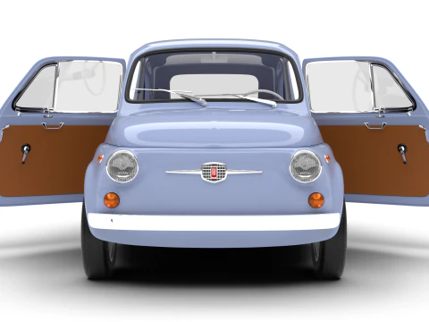 Fiat 500 1959 HQ 3D Model