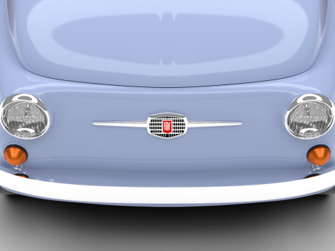 Fiat 500 1959 HQ 3D 模型
