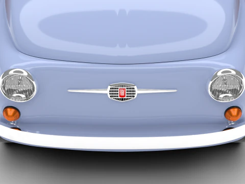 Fiat 500 1959 HQ 3D Model