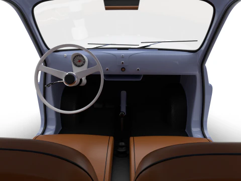Fiat 500 1959 HQ 3D Model