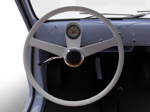 Fiat 500 1959 HQ 3D Model