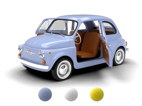 Fiat 500 1959 Hauptquartier 3D Modell