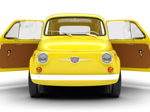 Fiat 500 1959 HQ Modelo 3D