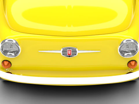 Fiat 500 1959 HQ 3D Model