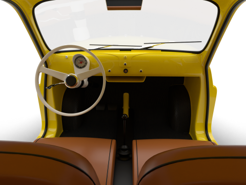 Fiat 500 1959 HQ Modelo 3D