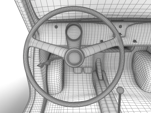 Fiat 500 1959 HQ Modelo 3D
