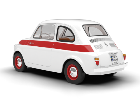 Fiat 500 N Sport 1959 3Dモデル