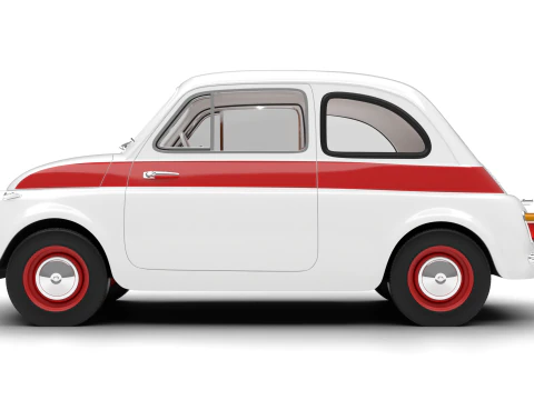 Fiat 500 N Sport 1959 3D Model