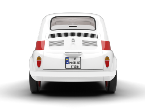 Fiat 500 N Sport 1959 3Dモデル