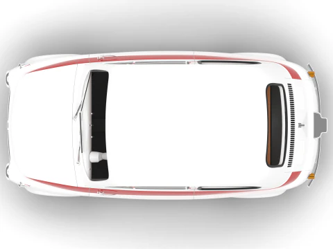 Fiat 500 N Sport 1959 3D Model