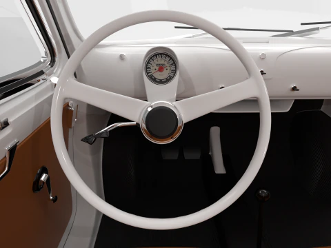 Fiat 500 N Sport 1959 3D Model
