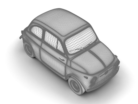 Fiat 500 N Sport 1959 3Dモデル
