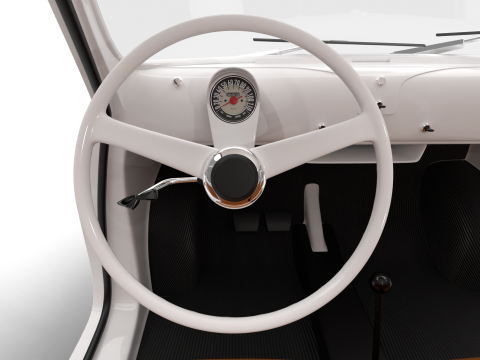 Fiat 500 N Sport 1959 HQ 3Dモデル