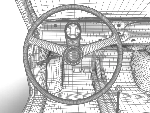 Fiat 500 N Sport 1959 HQ 3D Model