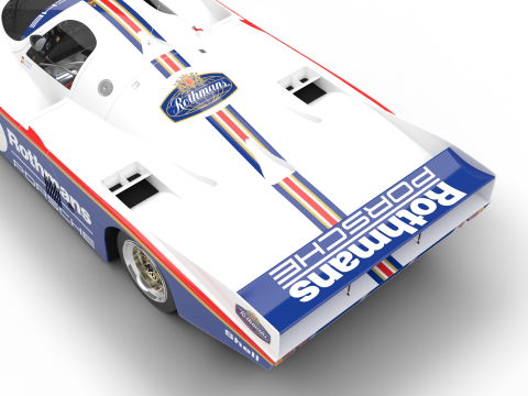 Porsche 956 Group C 1982 Rothmans Racing 3D Модель