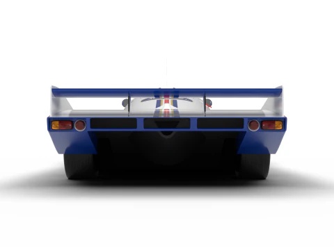 Porsche 956 Group C 1982 Rothmans Racing 3D Model