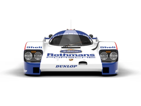 Porsche 956 Group C 1982 Rothmans Racing 3D Model