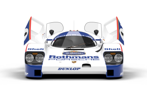 Porsche 956 Group C 1982 Rothmans Racing HQ 3D 模型