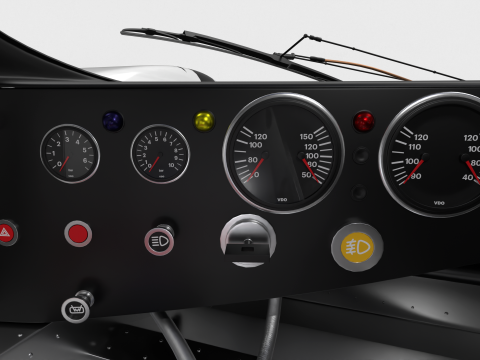 Porsche 956 Group C 1982 Rothmans Racing HQ 3D 模型
