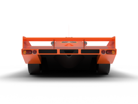 Porsche 956 Group C Brun Motorsport 1982 Jagermeister Racing Modello 3D