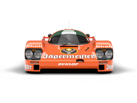 Porsche 956 Grupo C Brun Motorsport 1982 Jagermeister Racing Modelo 3D