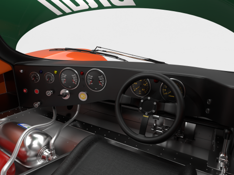 Porsche 956 Group C Brun Motorsport 1982 Jagermeister Racing Modello 3D