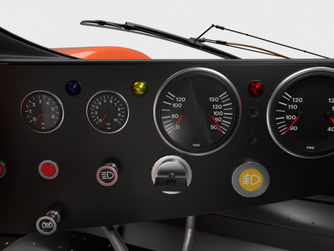 Porsche 956 Group C Brun Motorsport 1982 Jagermeister Racing Modello 3D