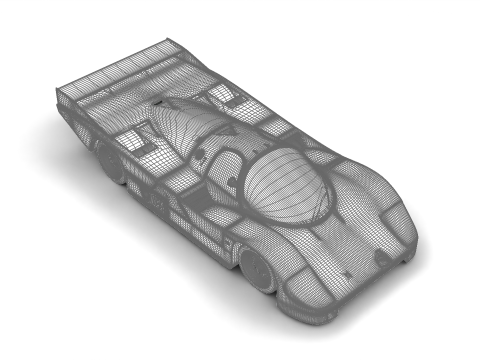 Porsche 956 Group C Brun Motorsport 1982 Jagermeister Racing Modello 3D