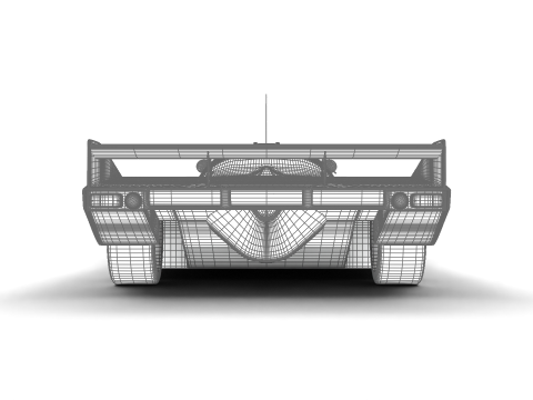 Porsche 956 Group C Brun Motorsport 1982 Jagermeister Racing Modello 3D