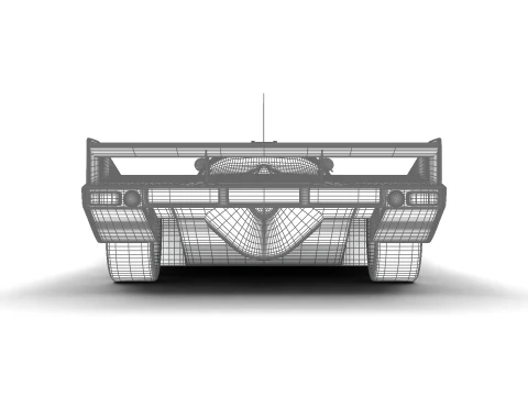 Porsche 956 Grupo C Brun Motorsport 1982 Jagermeister Racing Modelo 3D