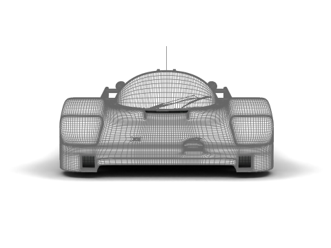 Porsche 956 Group C Brun Motorsport 1982 Jagermeister Racing Modello 3D