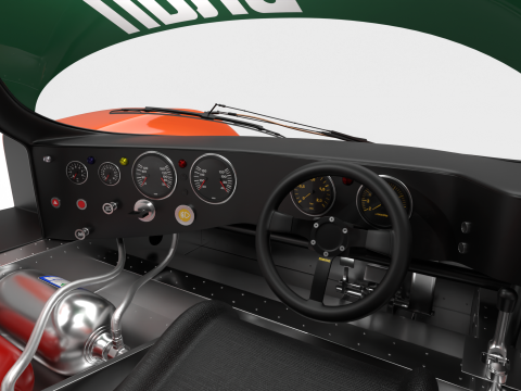 Porsche 956 Group C Brun Motorsport 1982 Jagermeister Racing HQ 3D 模型