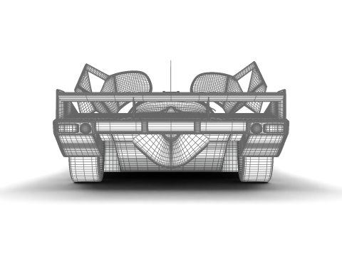 Porsche 956 Group C Brun Motorsport 1982 Jagermeister Racing HQ 3D 模型