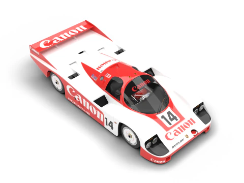Porsche 956 Group C 1982 Canon Racing 3D Model