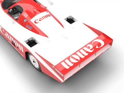 Porsche 956 Group C 1982 Canon Racing Modelo 3D