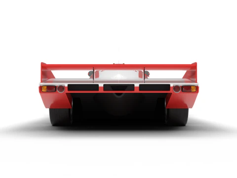 Porsche 956 Group C 1982 Canon Racing 3D Model