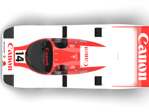 Porsche 956 Group C 1982 Canon Racing Modelo 3D