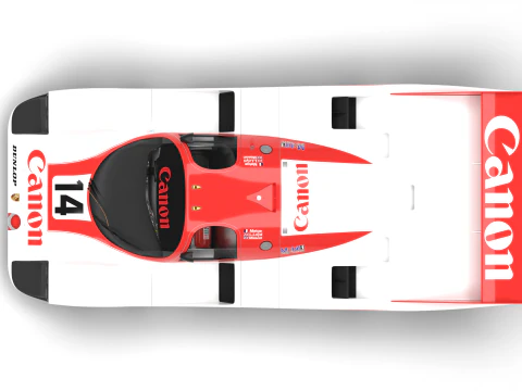 Porsche 956 Group C 1982 Canon Racing 3D Model