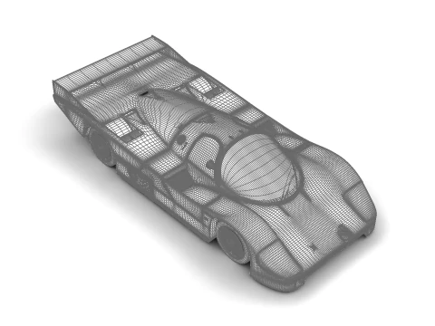 Porsche 956 Group C 1982 Canon Racing 3D Model