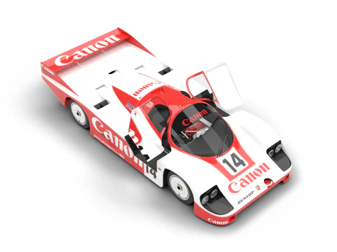 Porsche 956 Group C 1982 Canon Racing HQ 3D Model