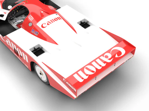 Porsche 956 Group C 1982 Canon Racing HQ 3D Model