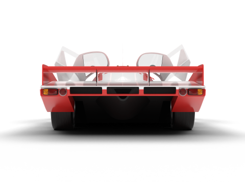 Porsche 956 Group C 1982 Canon Racing HQ Modelo 3D