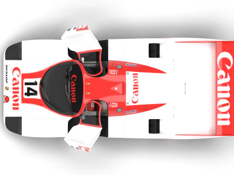 Porsche 956 Group C 1982 Canon Racing HQ 3D Model