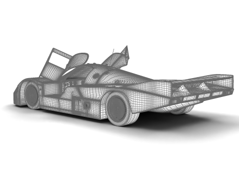 Porsche 956 Group C 1982 Canon Racing HQ Modelo 3D