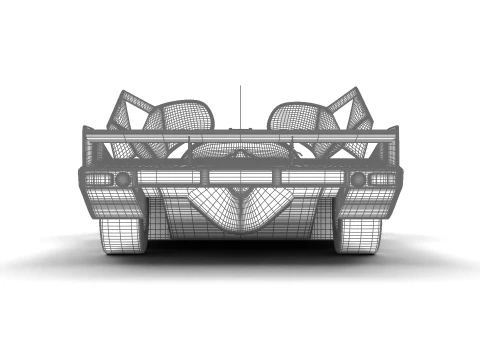 Porsche 956 Group C 1982 Canon Racing HQ 3D Model