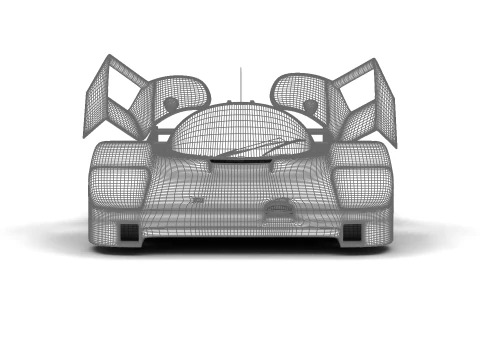 Porsche 956 Group C 1982 Canon Racing HQ 3D Model