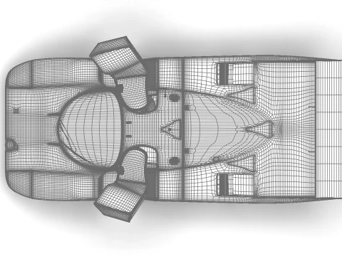 Porsche 956 Group C 1982 Canon Racing HQ 3D Model